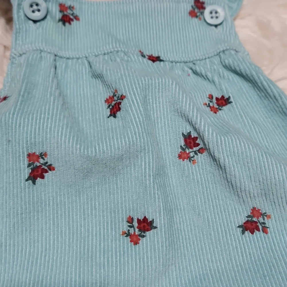Carters corduroy jumper dress- 12 months